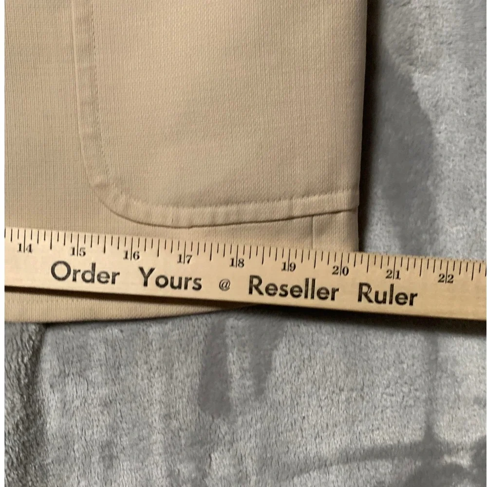 Jack Nicklaus Hart Schaffner Marx Mens Hopsack Blazer 42 R Beige Sport Coat Flaw